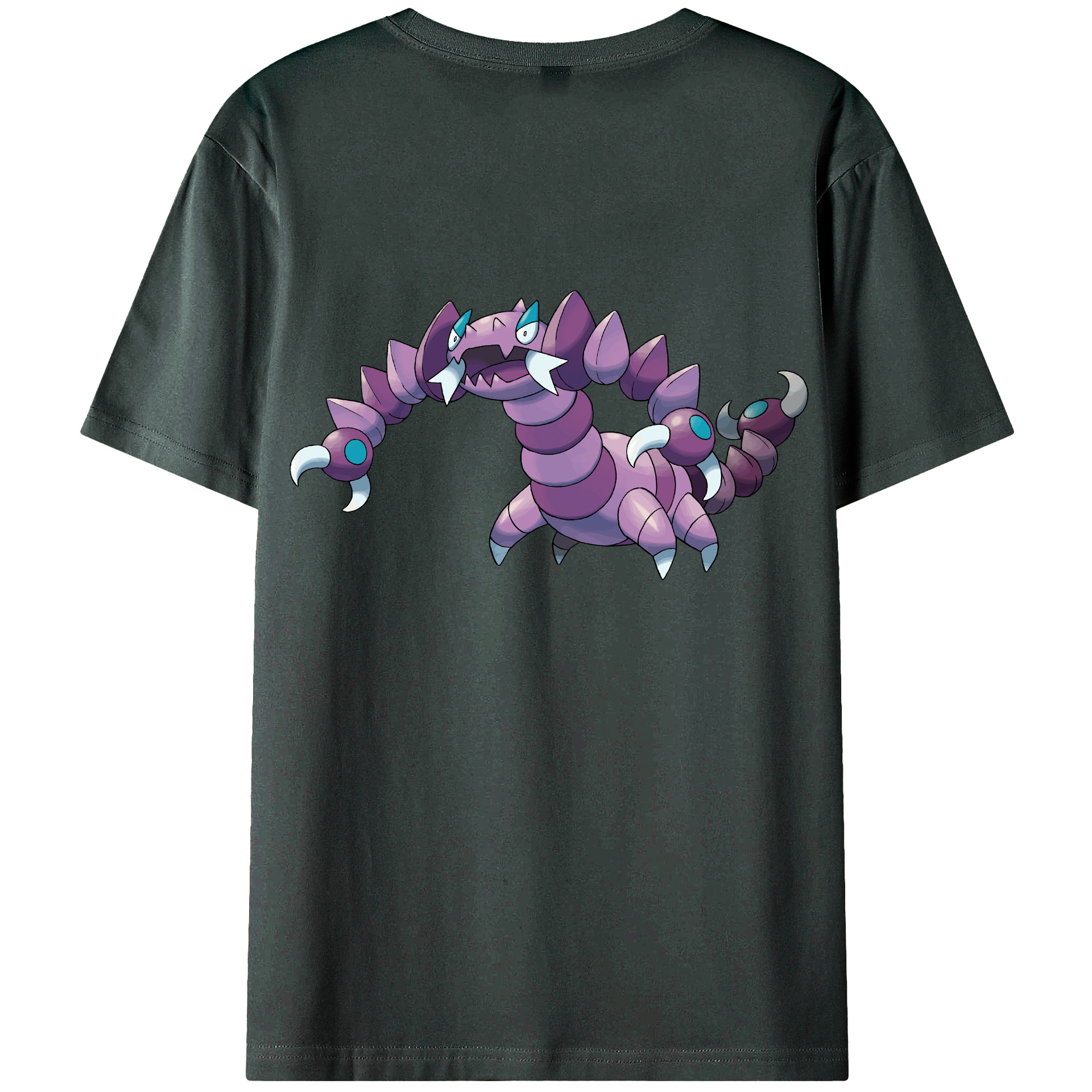 （画像用） ポケットモンスター Pokémon 綿100％ メンズ半袖Tシャツ（バックプリント） 通気性